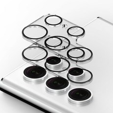 서가 빛번짐 방지 카메라 렌즈 강화유리 보호필름 2p 세트, 1세트