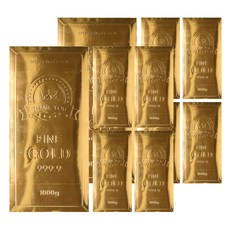 Pinkfoot 黃金金條造型信封, 10個, 單色