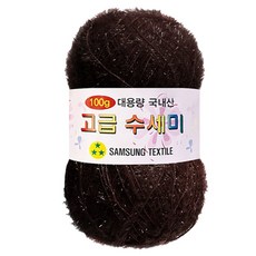 yarna 대용량 고급 수세미 100g, 121 진밤, 1개