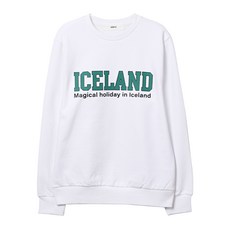 시에로 ICELAND 레터링 PRINT MTM TS 맨투맨 SH6TSU882