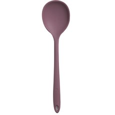 Kitchen Factory 莫蘭迪色矽膠萬用匙, 酒紅色, 耐熱100°C, 韓國產, 紫紅色, 1支