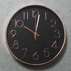 로즈골드벽시계