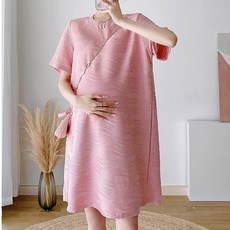 물결무늬가 고급스러운 임산부 원피스
