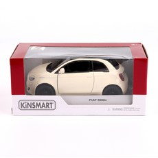 킨스마트 FIAT 500E 파스텔 컬러 다이캐스트, 아이보리, 1개