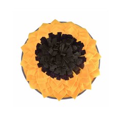  강아지 노즈워크 스너플매트, 옐로우, 1개 