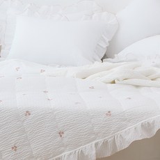 트리밍배색자수차렵이불