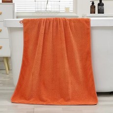 소니오 스퀘어 패턴 소프트 바스 비치타월 70 x 140 cm, 07 오렌지, 1개