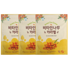 沙棘果焦糖糖果, 120g, 3袋