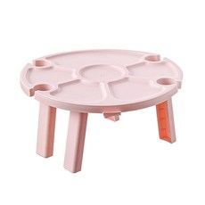 더이브닝 휴대용 접이식 테이블, 02 핑크