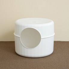 네츄럴코어 고양이 NECO 마카롱 화장실, 바닐라 화이트, 1개