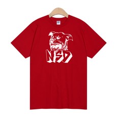 NSD 17수 핏불 그래피티 로고 반팔 티셔츠
