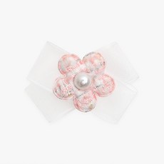 이츠독 반려동물 오로라 트위드 헤어핀, 핑크, 1개