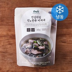 셰프업 한상차림 진 한우 미역국 (냉동), 400g, 1개