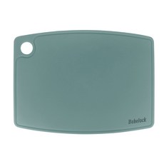 Bebelock Poner Platinum系列 矽膠砧板 副食品用, 32*23*0.45cm, 藍灰色, 1個