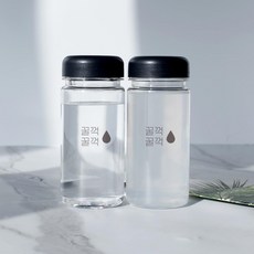 가쯔 마이보틀 무지 물병 텀블러 400ml x 2p + 스티커 2p 세트