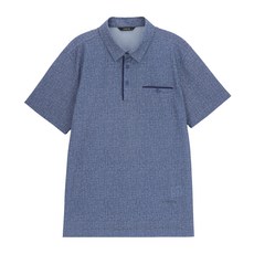 라이프로그 남성용 잔패턴 프린트 시원한 Y에리 반팔 TS MCTSM303