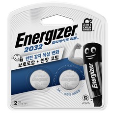 에너자이저 얼티메이트 리튬 코인건전지 CR2032, 1개, 2개입