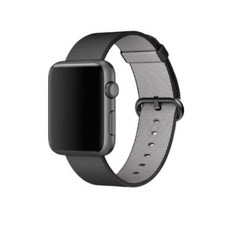 포유 애플워치 3/4/5/6/7/SE 나일론 밴드 (38/40/41mm 호환가능), 블랙