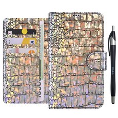 아이엔픽 모카진 홀로그램 지갑형 다이어리 휴대폰 케이스