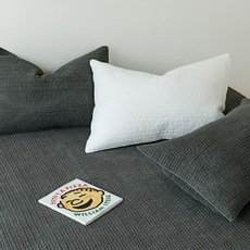 Nubile Asa純棉鋪布，60支絎縫顏料高溫煮沸, 炭灰色