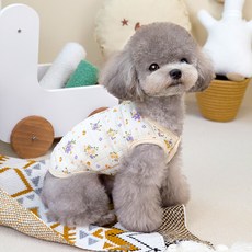 PASTEL PET 寵物貝貝圖案背心, 1個, C型