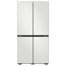 삼성전자 비스포크 4도어 프리스탠딩 양문형 냉장고 870L 방문설치 코타 화이트 RF85C91DE01