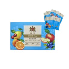 DONG JYUE 東爵好茶 綜合水果茶2gx20包/盒,1入, 2g