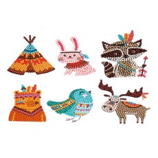 마켓플랜 DIY 보석 십자수 스티커 세트