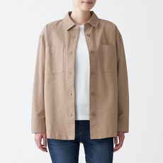 무인양품 여성용 워싱 옥스포드 셔츠 재킷 BCB25A1S