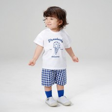 KIDSCOMO 兒童款甜點短袖上下套裝