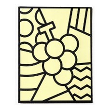 minhwashop 波普藝術箔紙貼紙, 葡萄, 20個