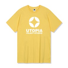 빌락트 남녀공용 18수 유토피아 반팔 티셔츠