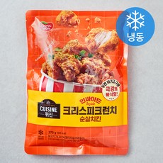 퀴진 인싸이드 크리스피크런치 순살치킨 (냉동), 370g, 1개
