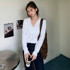 포플러앤씨 셀린 골지 브니 니트