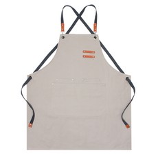 에이치케이트레이딩 베이직 캔버스 바리스타 앞치마, 베이지, 1개
