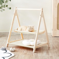DING DONG PET 燕麥片搖擺鞦韆吊床, Ivory, 1個