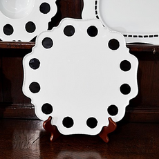 레이첸바흐 블랙앤화이트 플래터 702002-00715, 화이트 + 블랙