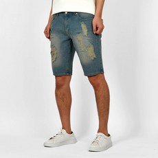 남자찢청반바지