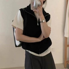 女款伊恩雙向高領針織背心 263264