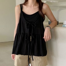 보리맘 레이어드 베스트 뷔스티에 임산부 민소매 a922