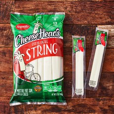 사푸토 치즈헤드 오리지널 스트링 치즈 12매입, 340g, 1개