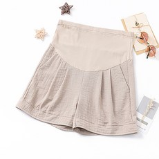 소프트 밀키 컬러 밴딩 임산부 반바지