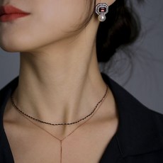 블랙체인목걸이