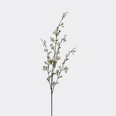 마쉬매리골드 인테리어 조화 캔서스 미니 플라워 가지 100cm, CREAM, 1개
