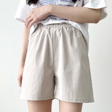 여성바스락반바지