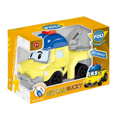 ROI TOYS POLI 波力 巴奇拼裝車,不用電池 簡易操作 培養小朋友動手能力, NO.HX-805, 1入