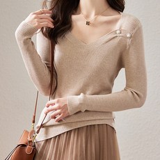 루나걸 여성용 달리아 골지 니트