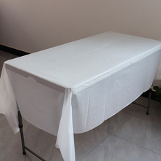 BETWEEN活動pe餐桌布 白色 137*183cm, 1個, 1個
