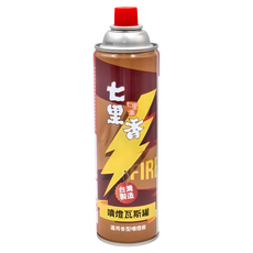 七里香噴燈瓦斯罐，適用於各式噴燈座，露營野炊必備，快速啟動火焰，輕巧便攜, 1入