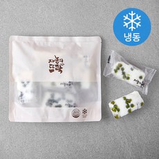자농의뜨락 완두백설기 5개입 (냉동), 250g, 1개